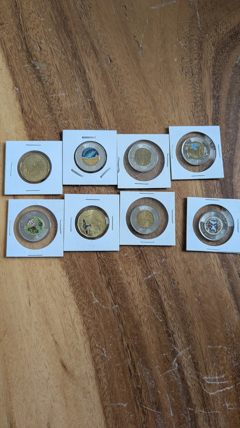 Collectible Canadian Coins various years