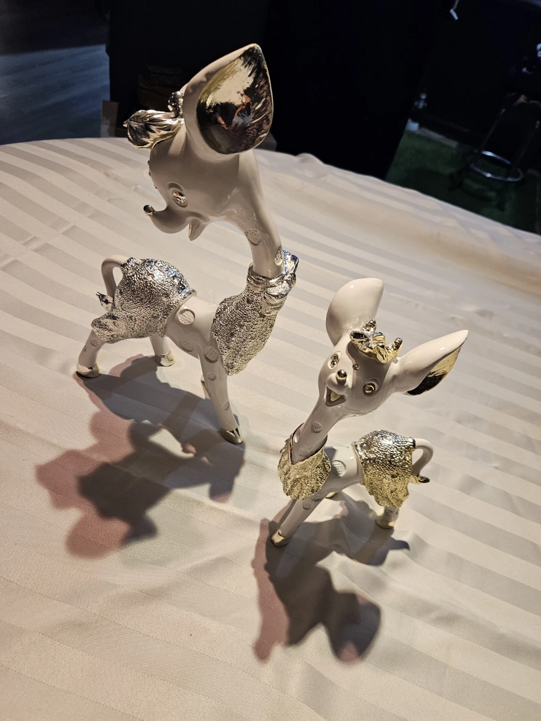 Decorative Reindeer Figurines Set