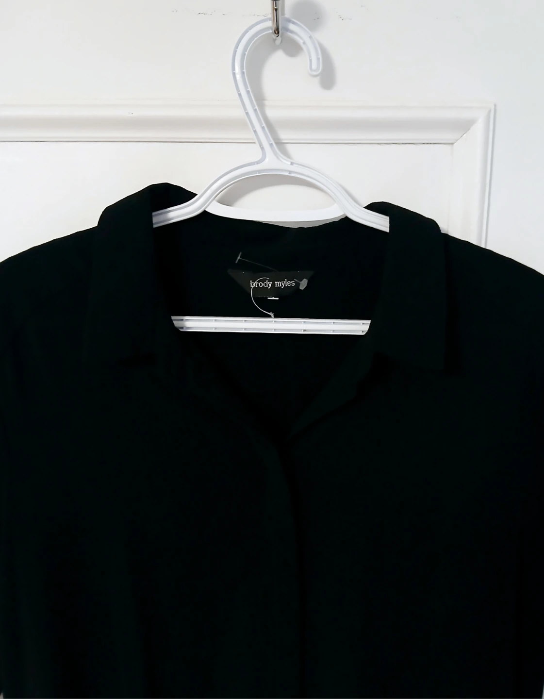 Women XL Black Button Blouse Brody Myles - photo 2