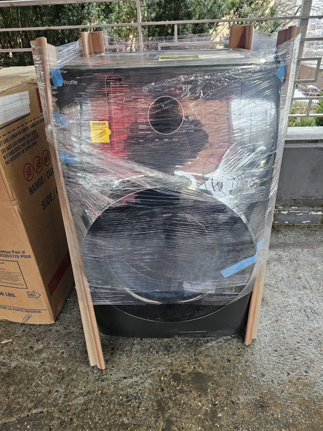 New GE Profile washer dryer all in one machine