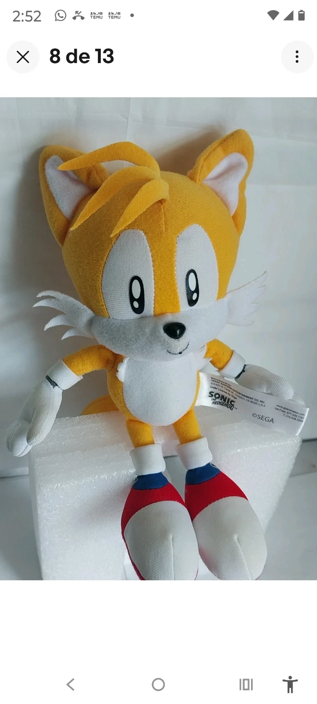 Sonic The Hedgehog Tails Plush Toy - photo 2