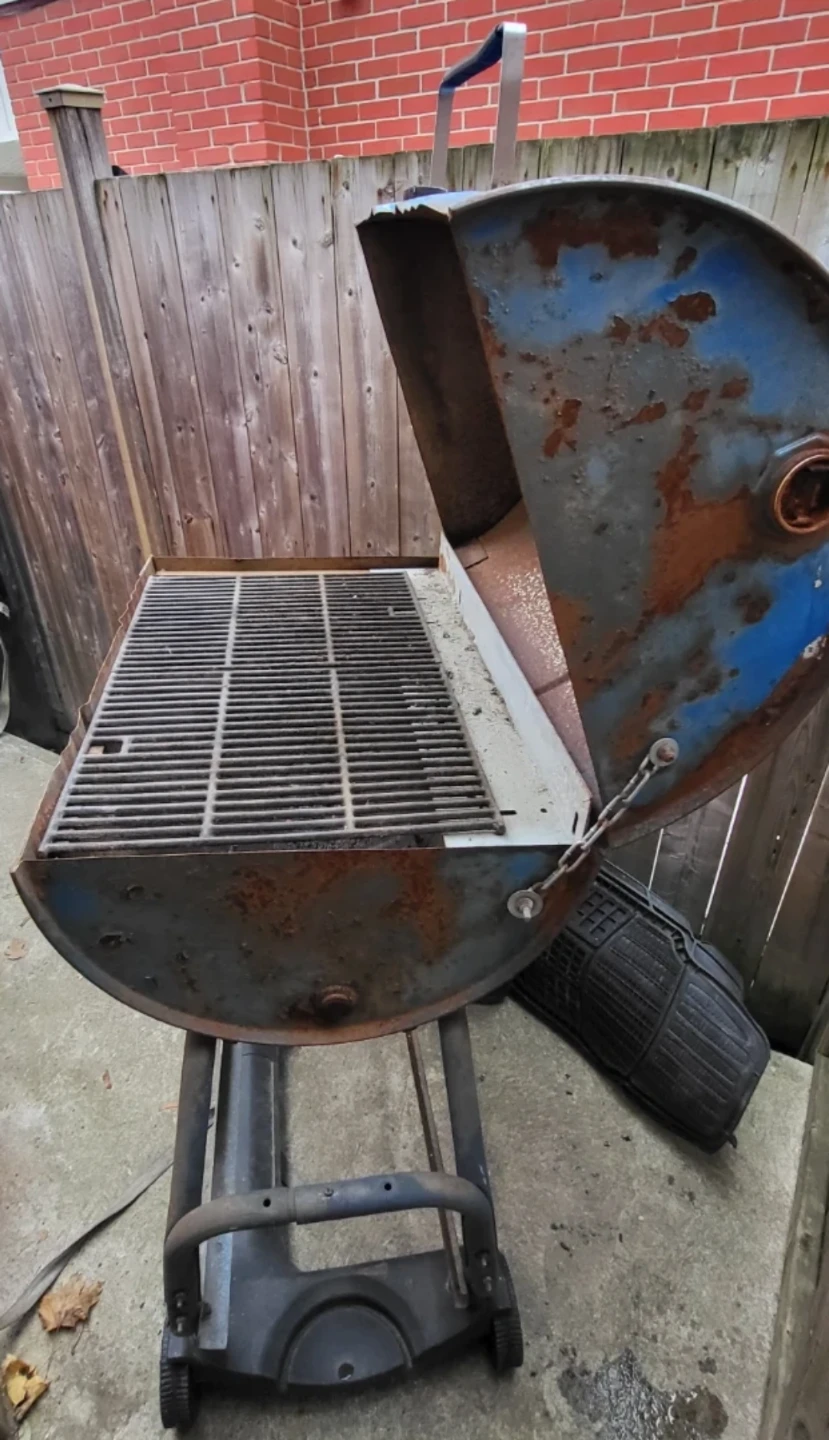Blue Barrel Smoker BBQ Grill - photo 3
