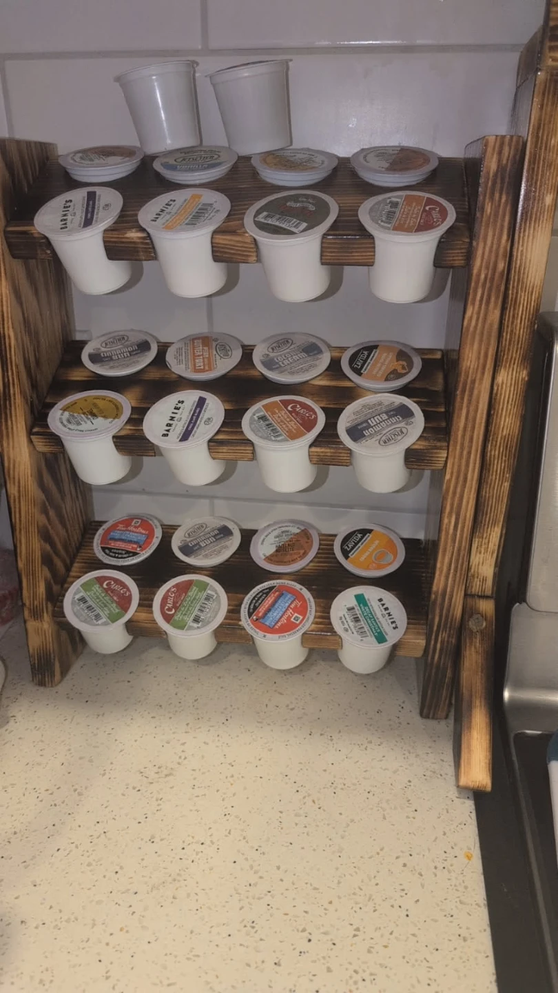 Wooden Coffee Pod Holder Stand - photo 3