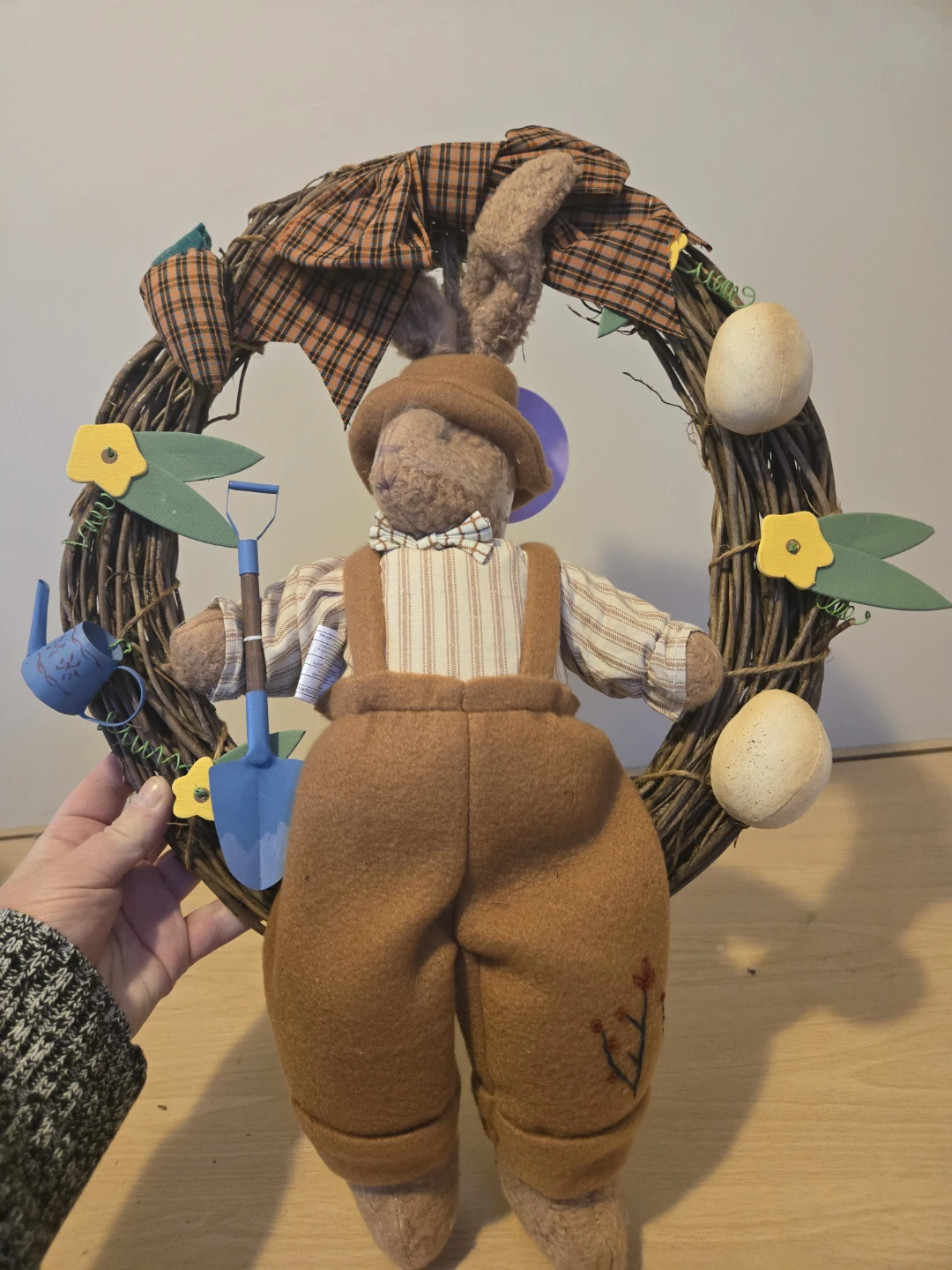 Easter Bunny Wreath Decoration