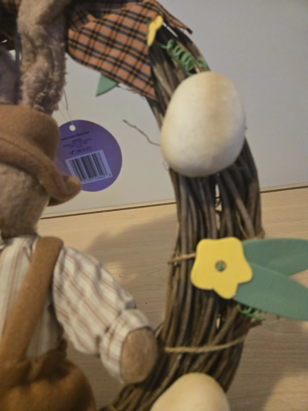 Easter Bunny Wreath Decoration - photo 3