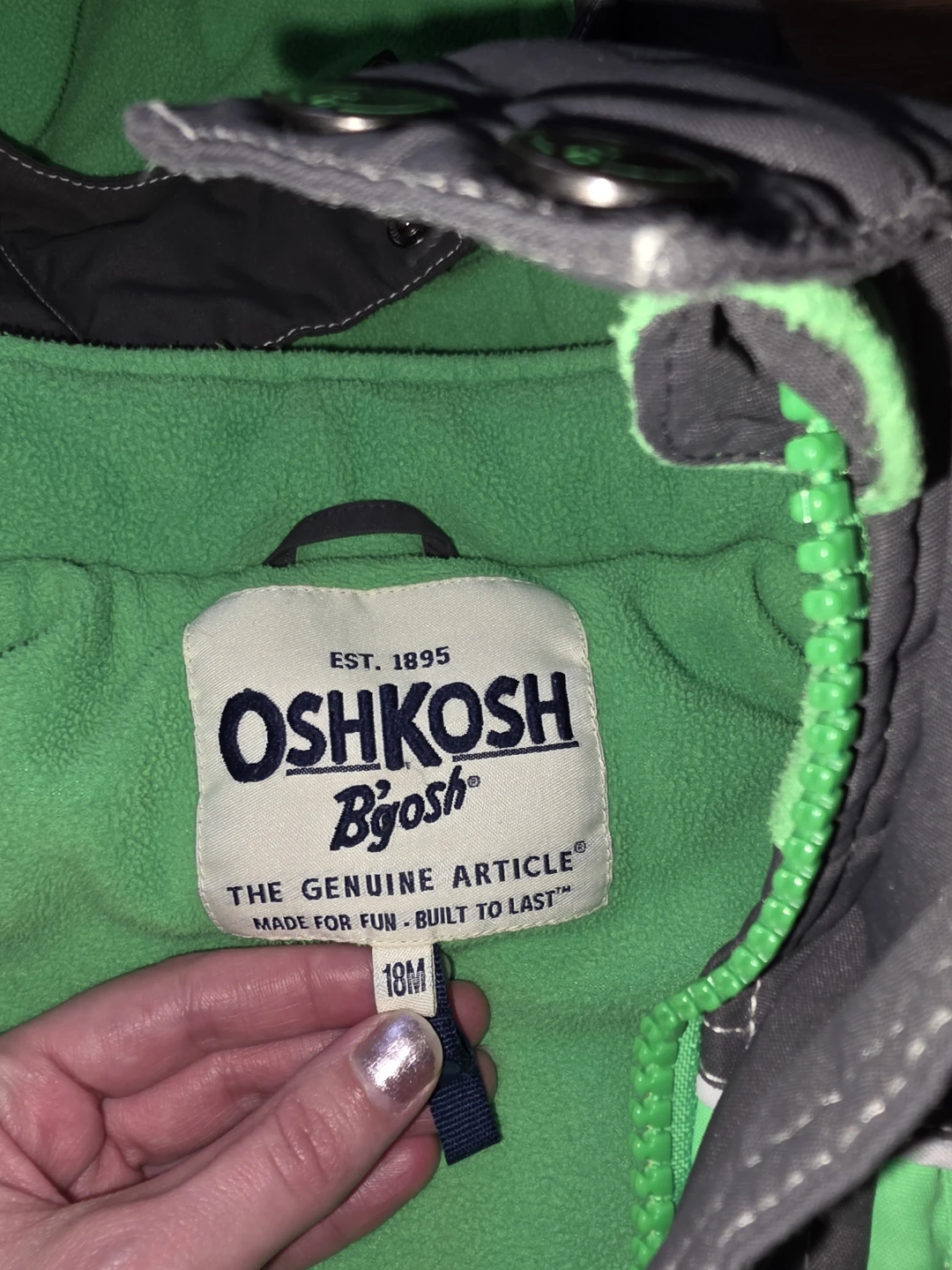 OshKosh B'gosh 18M Snowsuit - Boys Ski Jacket & Pants Set - photo 2