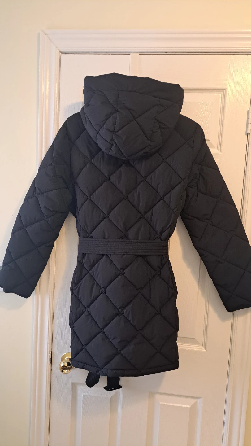 Calvin Klein Black Quilted Hooded Puffer Coat XL/TG - photo 3