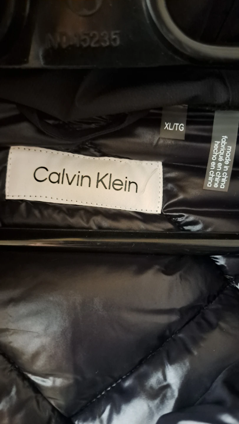 Calvin Klein Black Quilted Hooded Puffer Coat XL/TG - photo 4