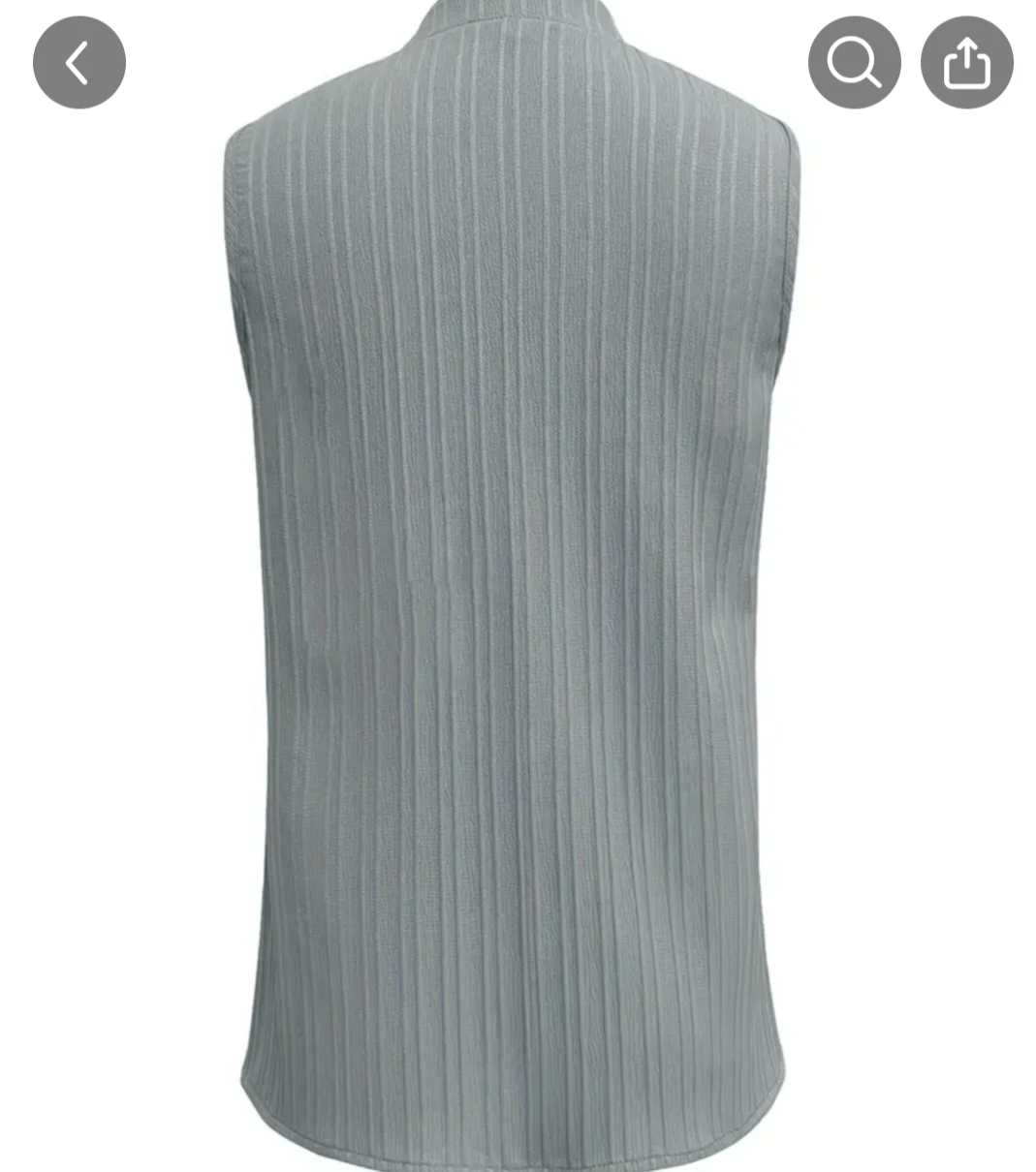 Sleeveless V-Neck Blouse with Lace Detail - photo 3