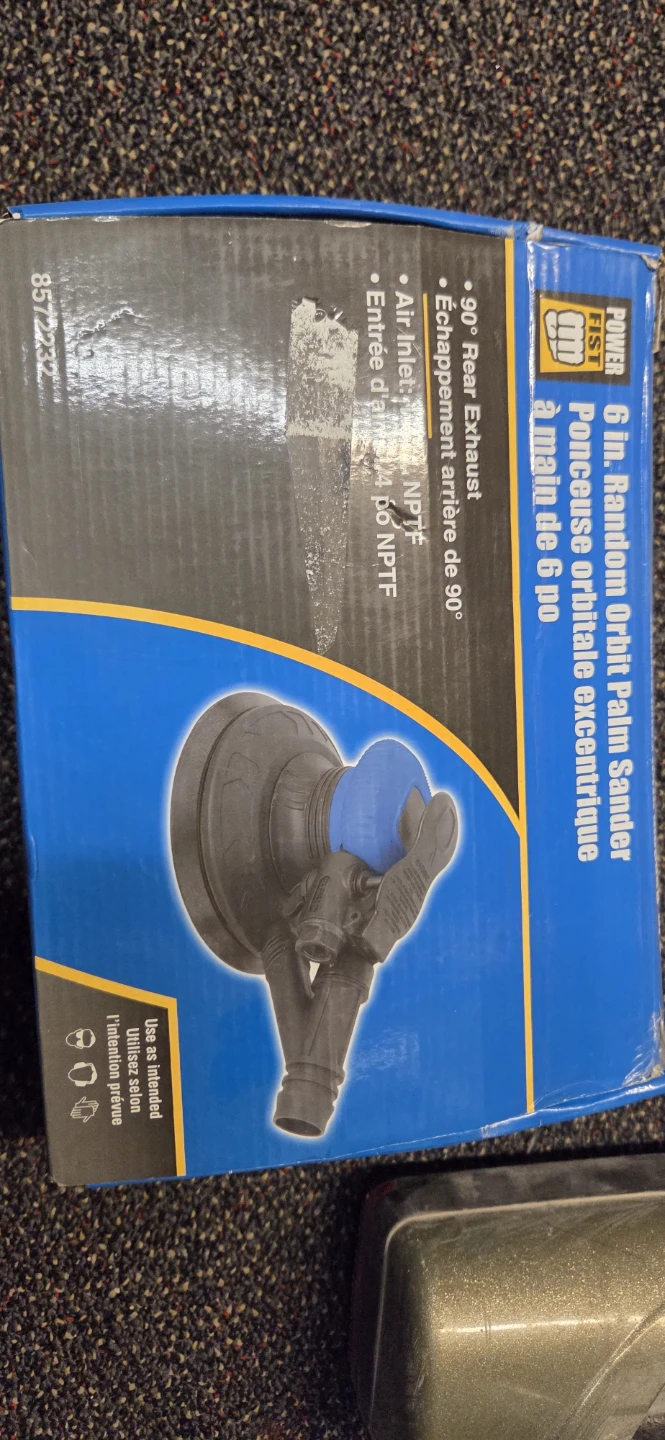 Power Fist 6 In. Random Orbit Palm Sander