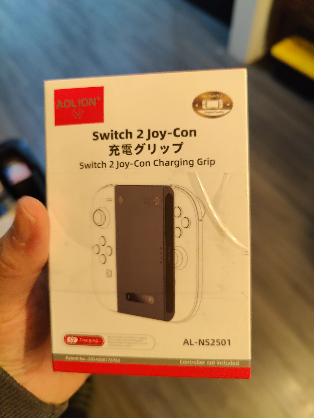 AOLION Switch 2 Joy-Con Charging Grip