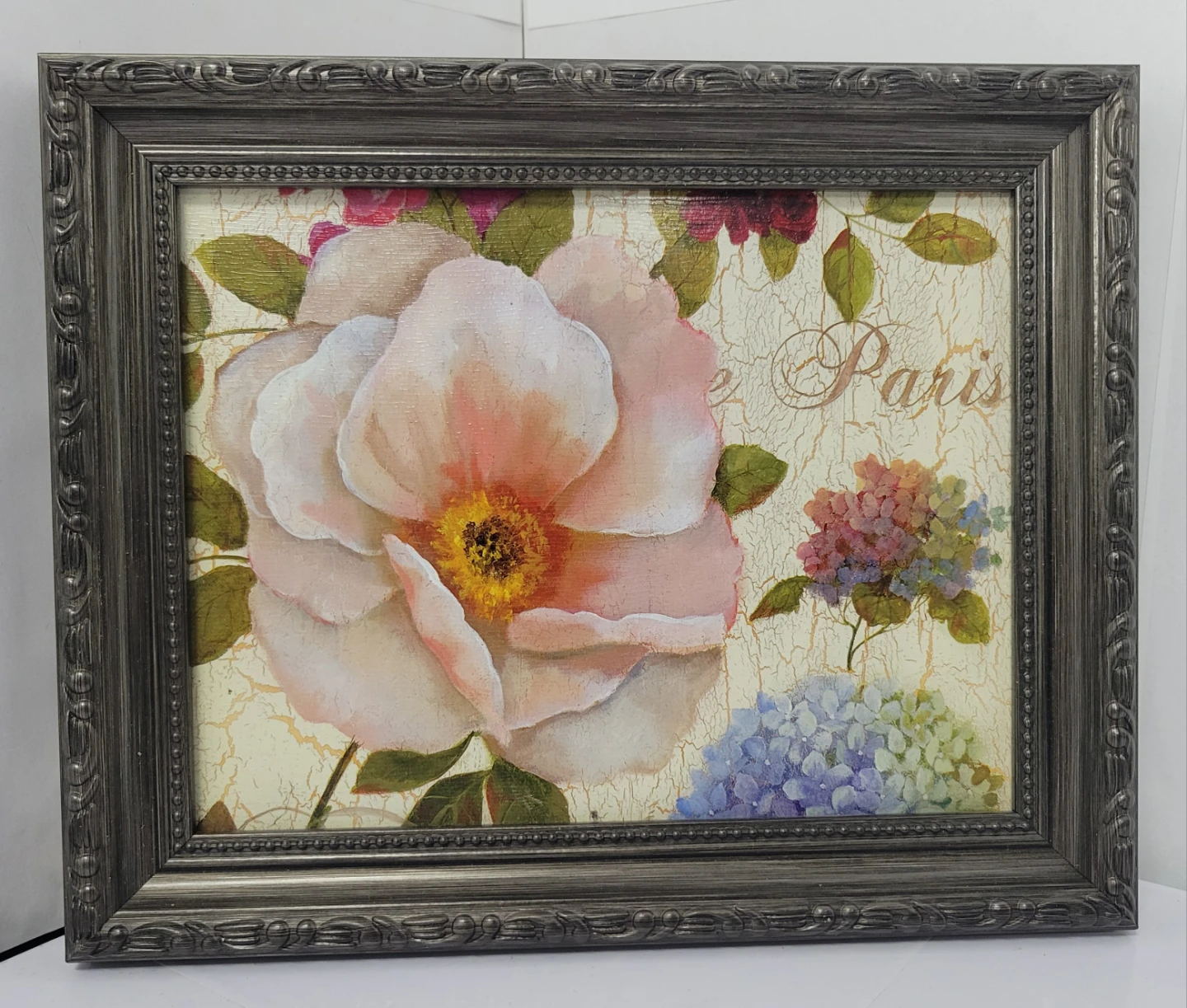 Framed Floral Art Print "Paris"