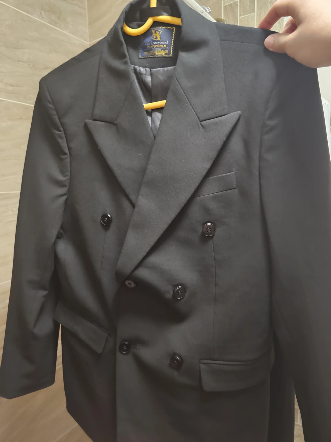 Men's Black Suit Set