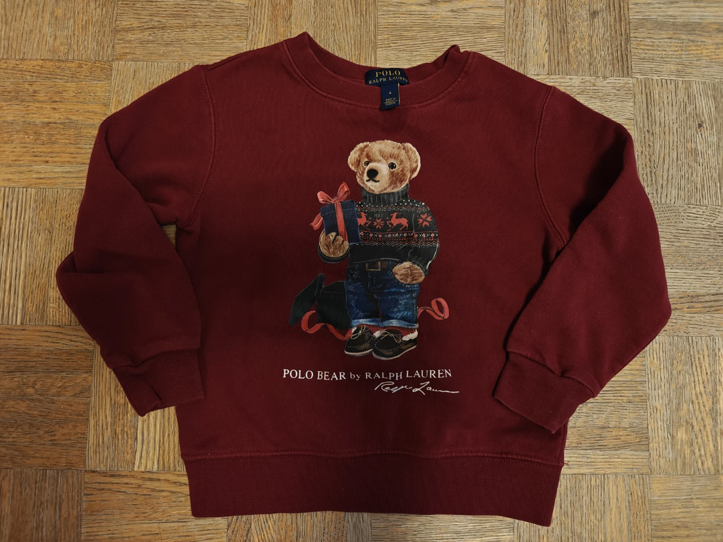 Ralph Lauren Polo Big Boy Bear Fleece Sweatshirt