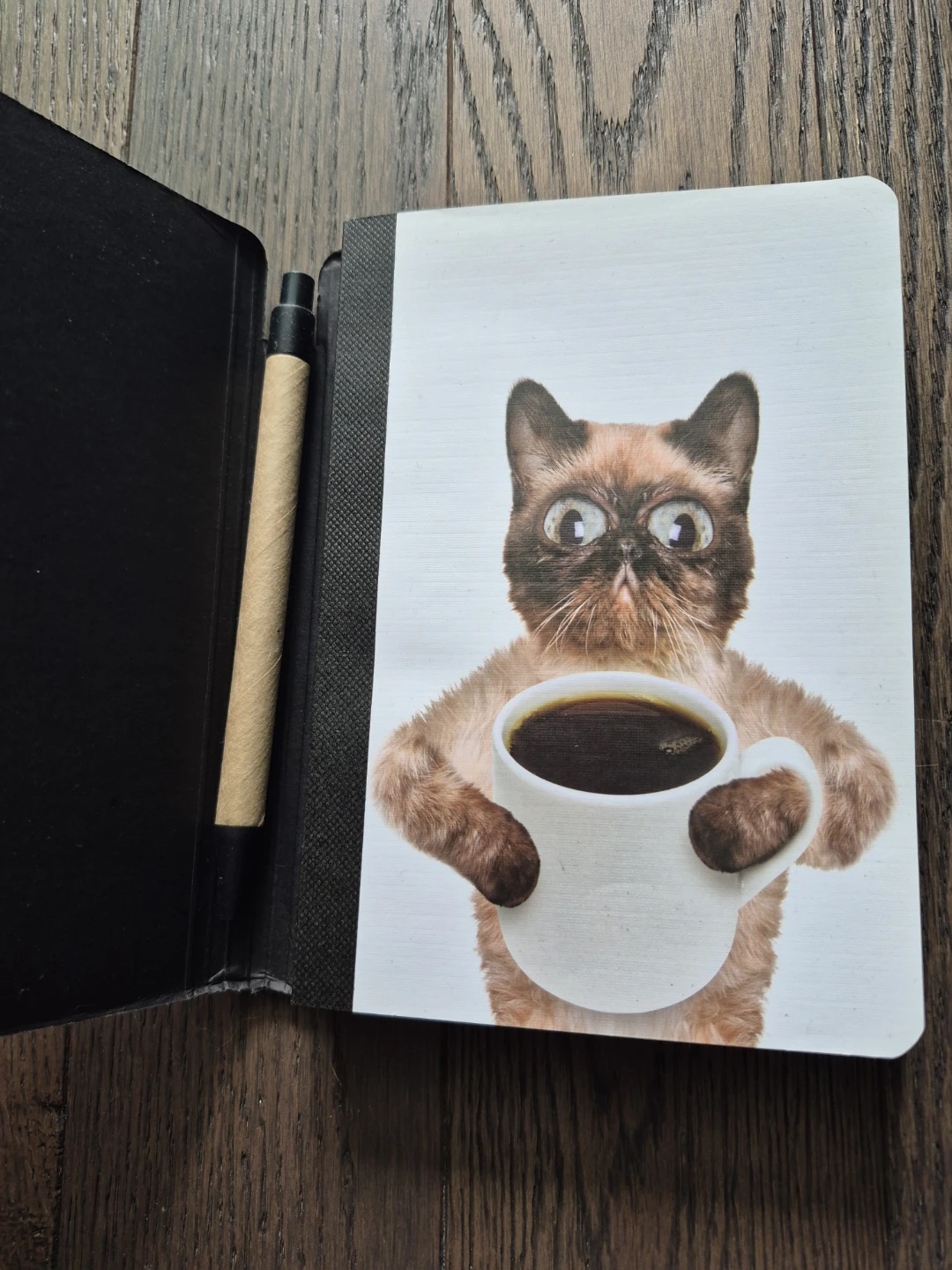 Funny Cat Notebook with Pen and Pen Holder - photo 2