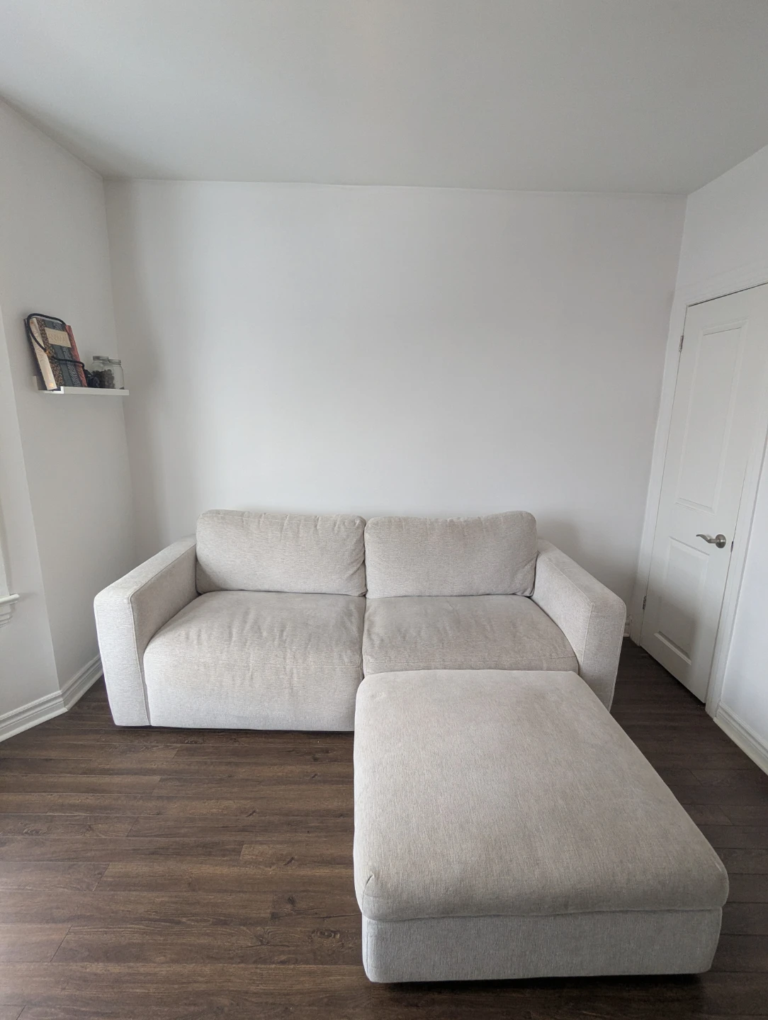 Two-Seater Sofa with Ottoman - photo 2