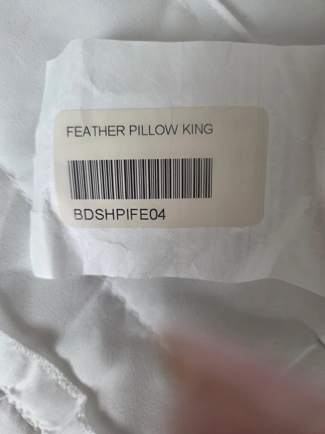 Feather Pillow King Size - photo 2