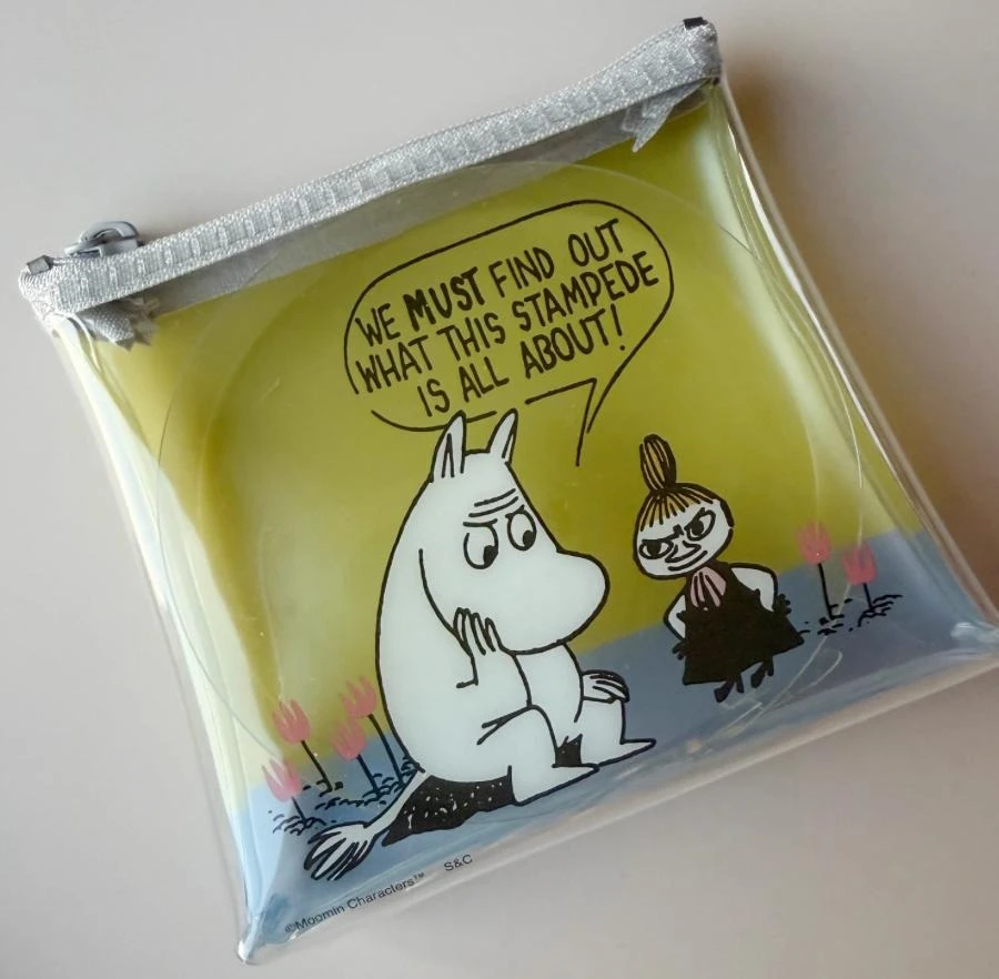 New Moomin Characters Clear Zipper Pouch