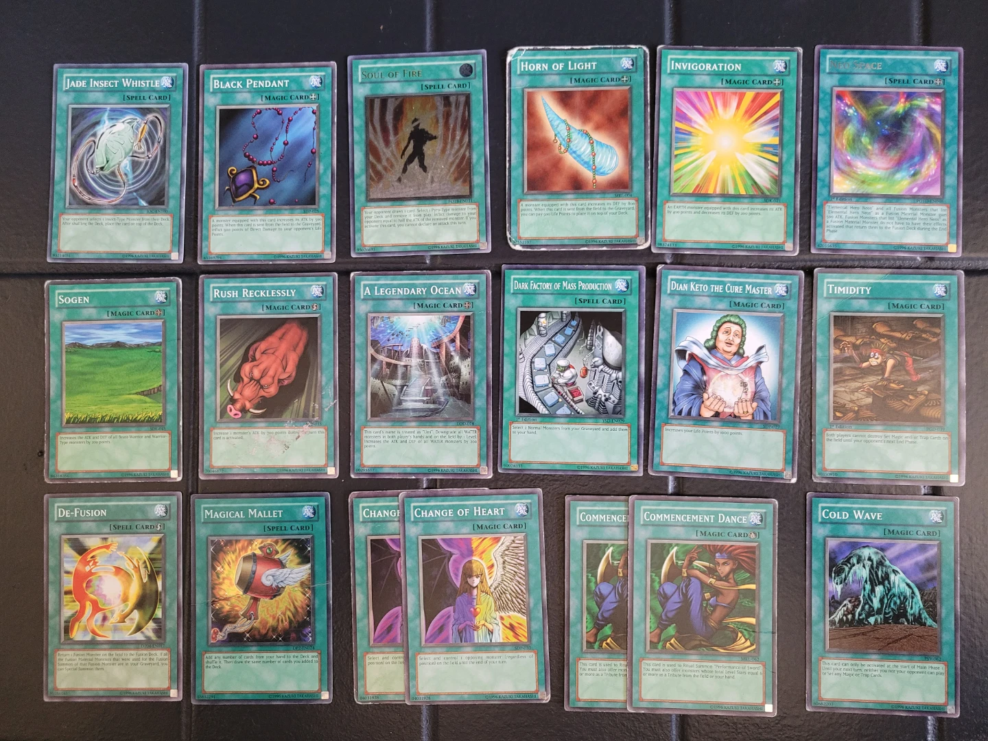 Vintage Yu-Gi-Oh Spell Card Lot
