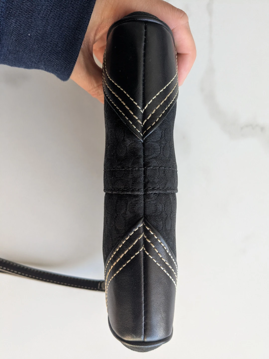 Coach Black Signature Wristlet Clutch - photo 3