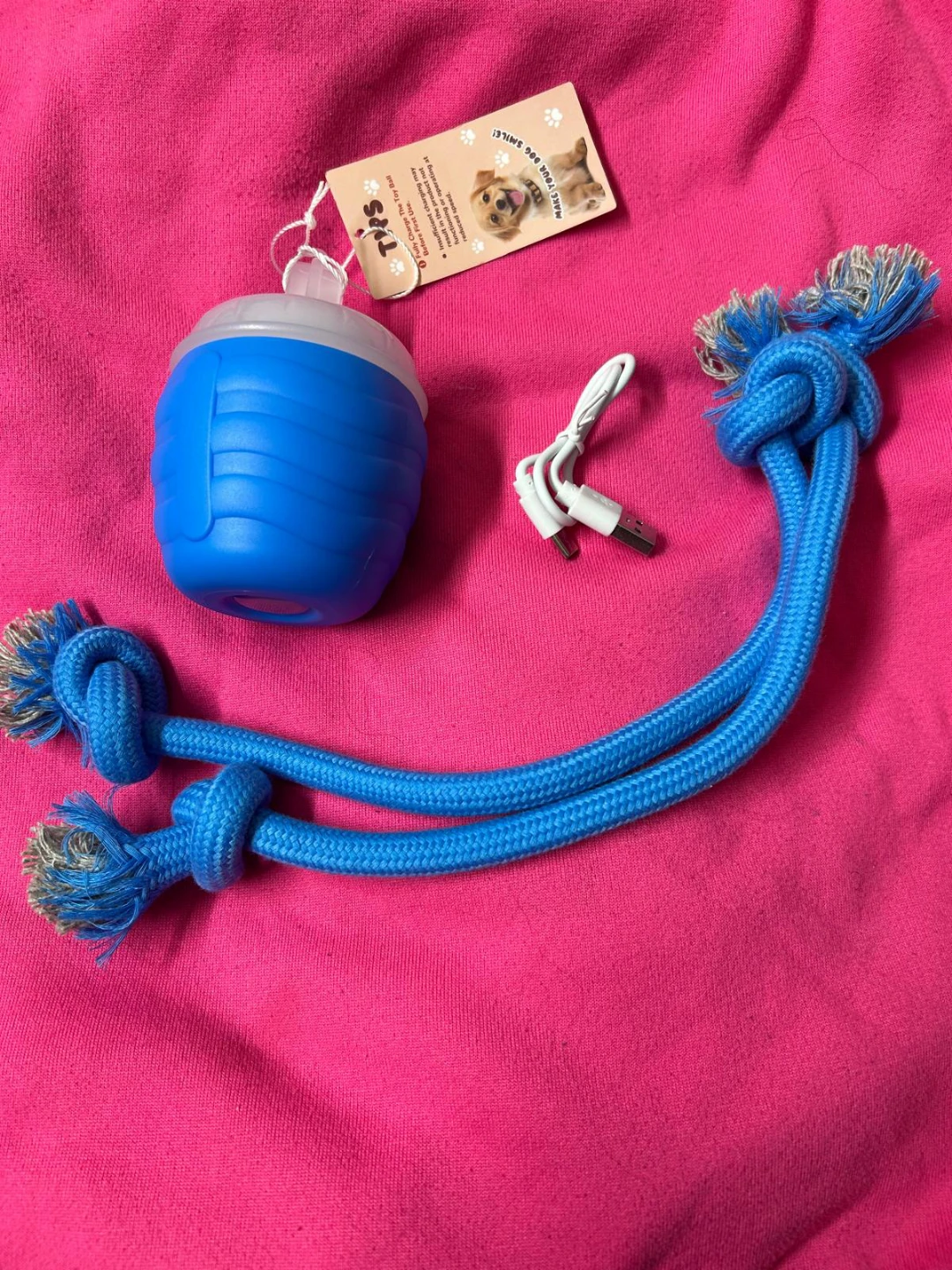 Pet Toy Set with Rope and Charger - photo 2