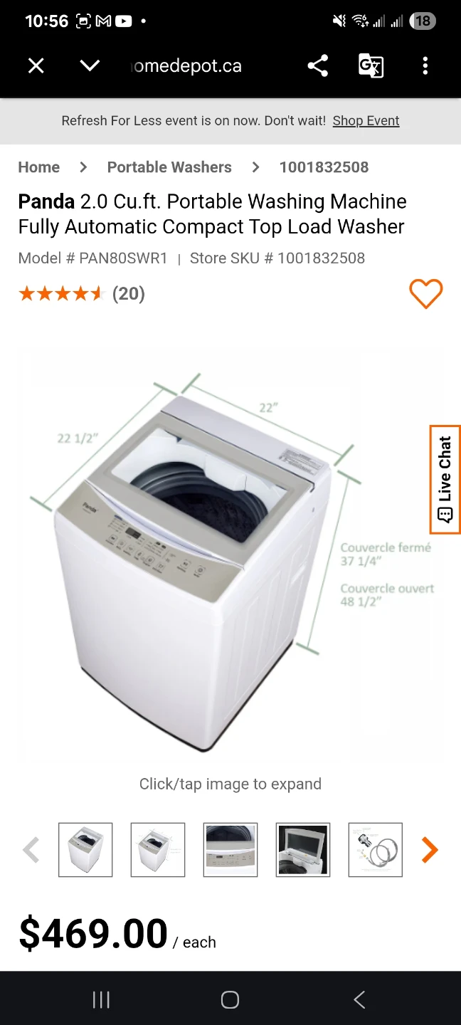 Panda PAN70SWR1 Washing Machine - photo 2