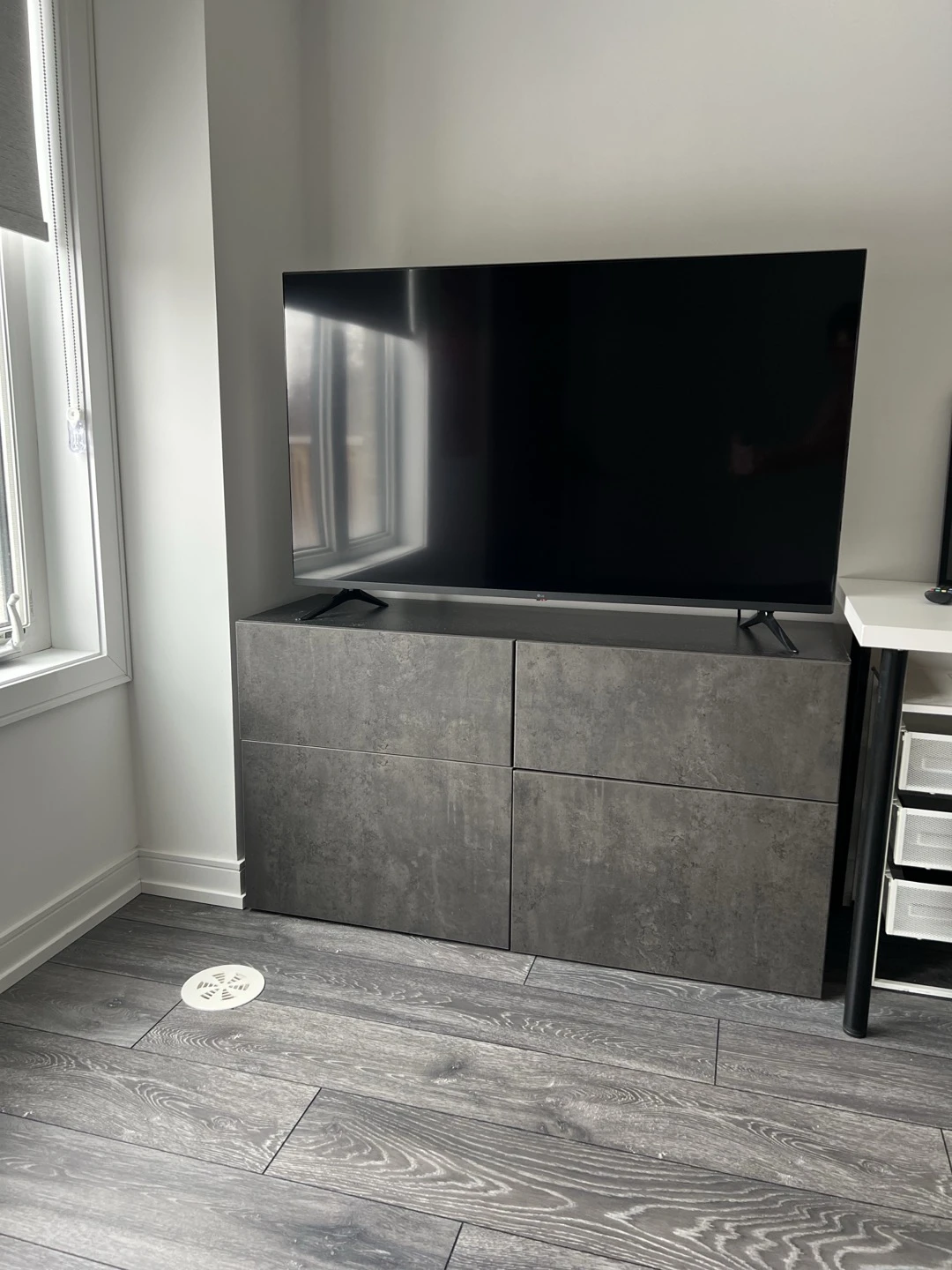 LG 50” 4K Smart TV + IKEA BESTA Cabinet