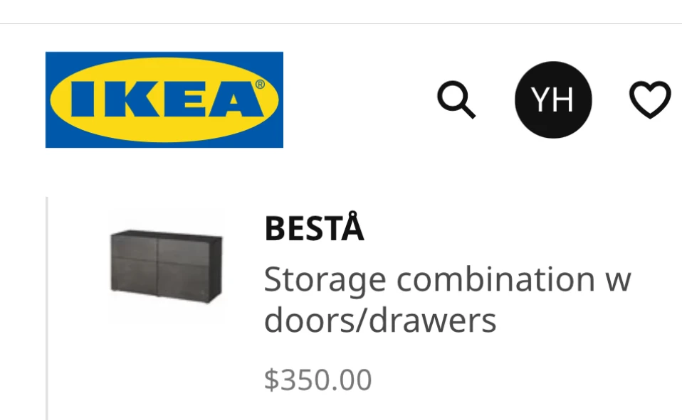 LG 50” 4K Smart TV + IKEA BESTA Cabinet - photo 4