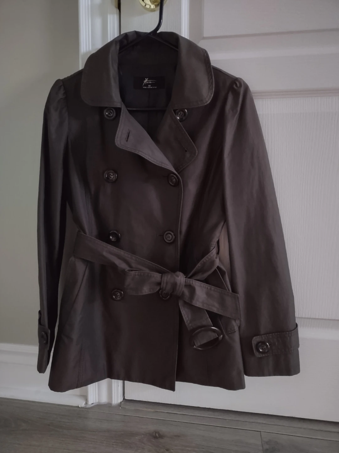 H&M Double Breasted Trench Coat - Khaki