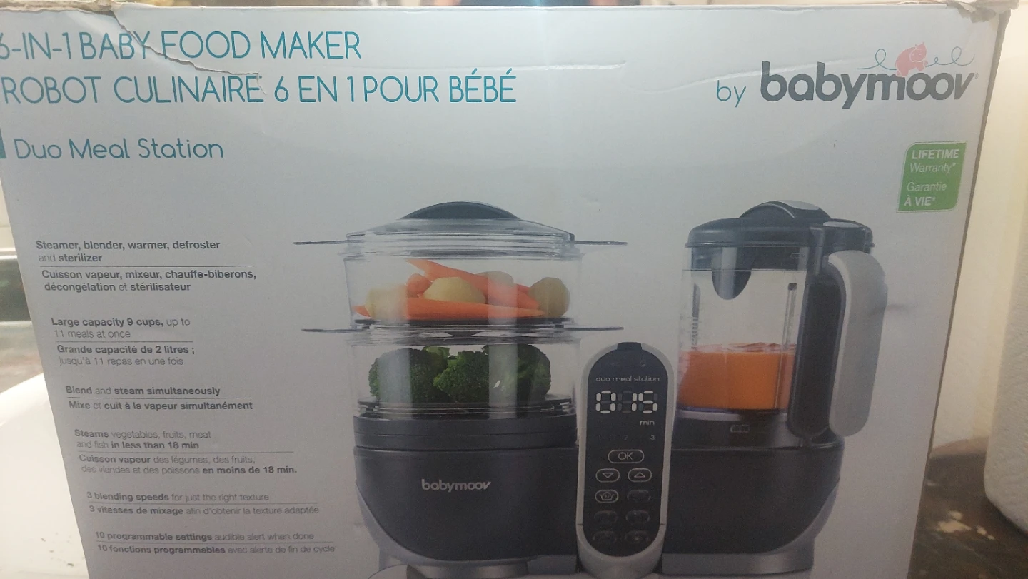 Babymoov 6-in-1 Duo Meal Station Baby Food Maker