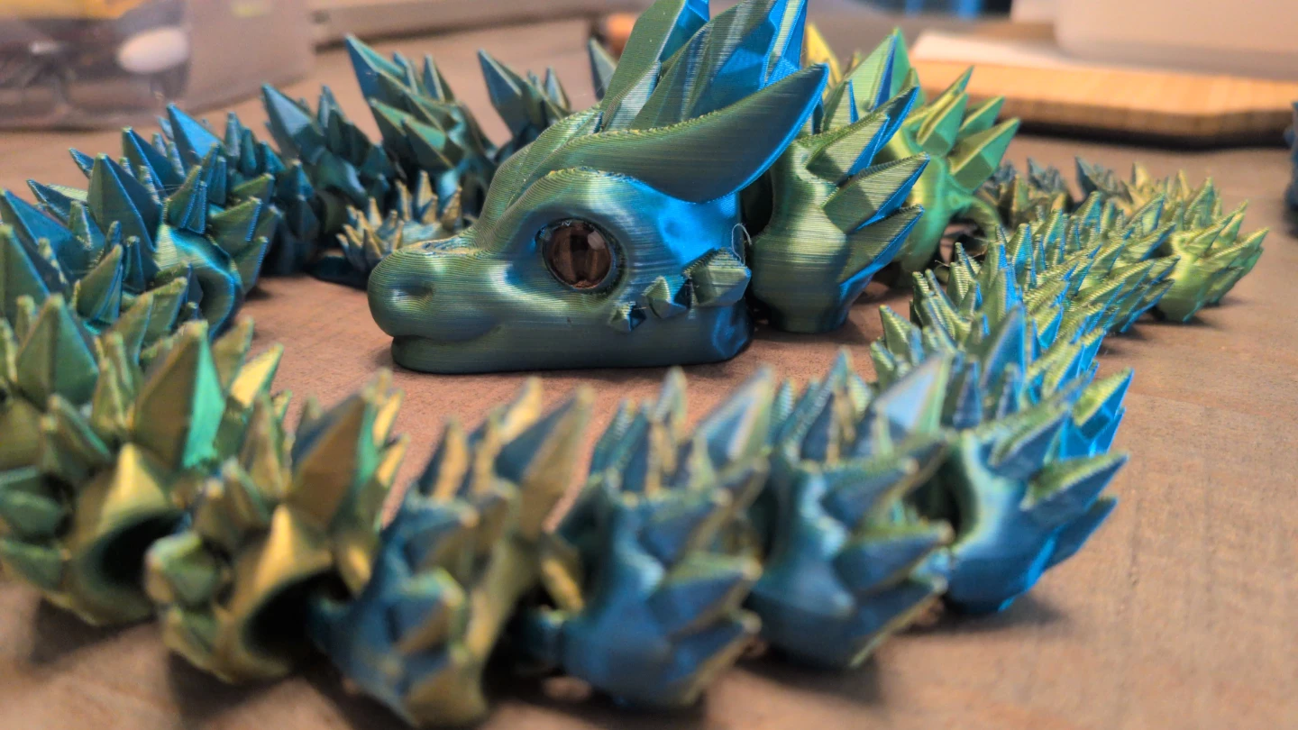 Articulated Dragon Toy