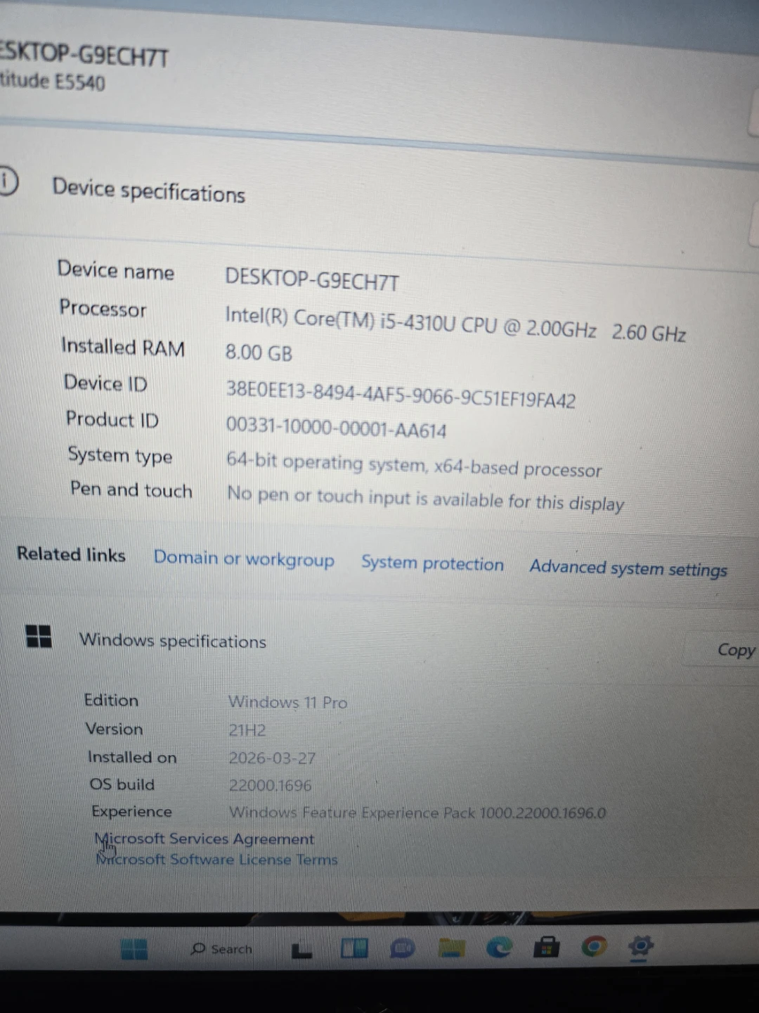 15.6inch i5 windows 11pro Dell Latitude E5440 Laptop - photo 5