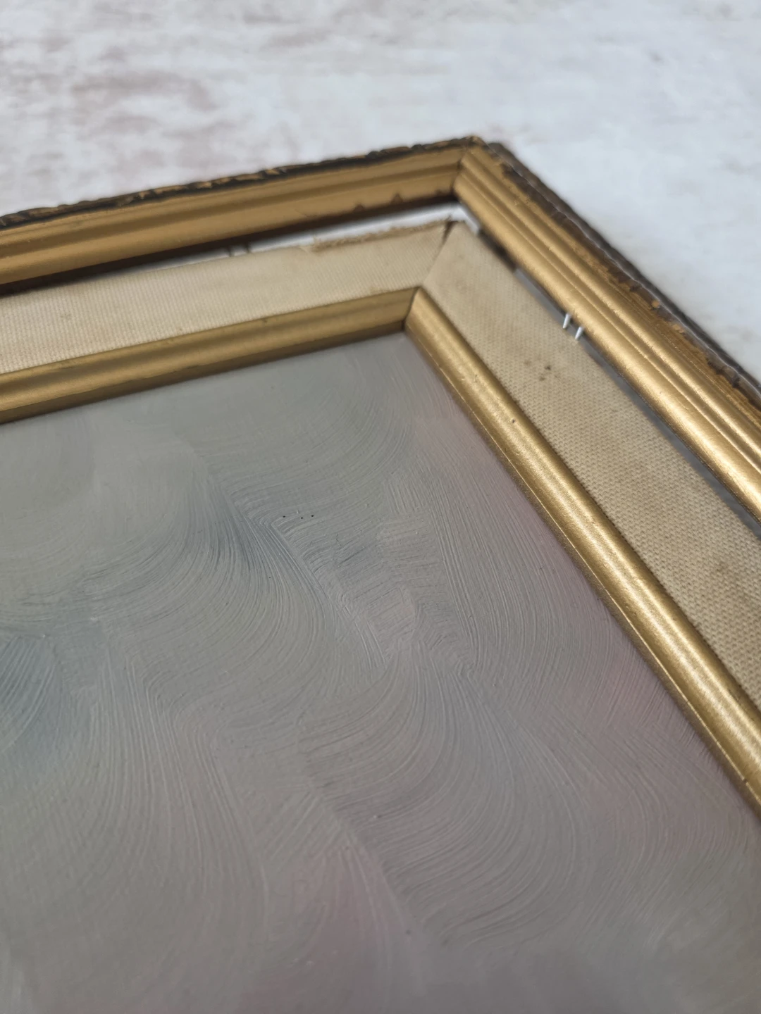 Vintage Floral Oil Painting by M. Hopkins - photo 3