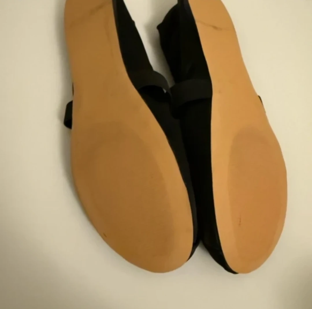 Steve Madden Black Satin Ballet Flats Size 10.5/11 NEW - photo 4