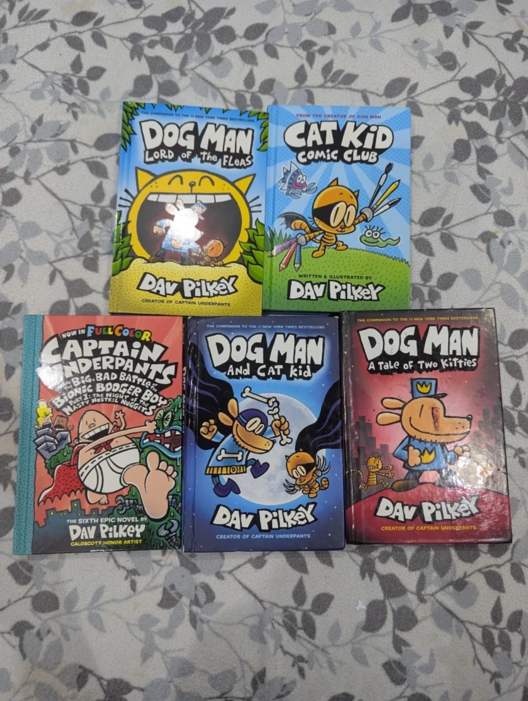 Dav Pilkey Children's Book Bundle - Dog Man & Cat Kid