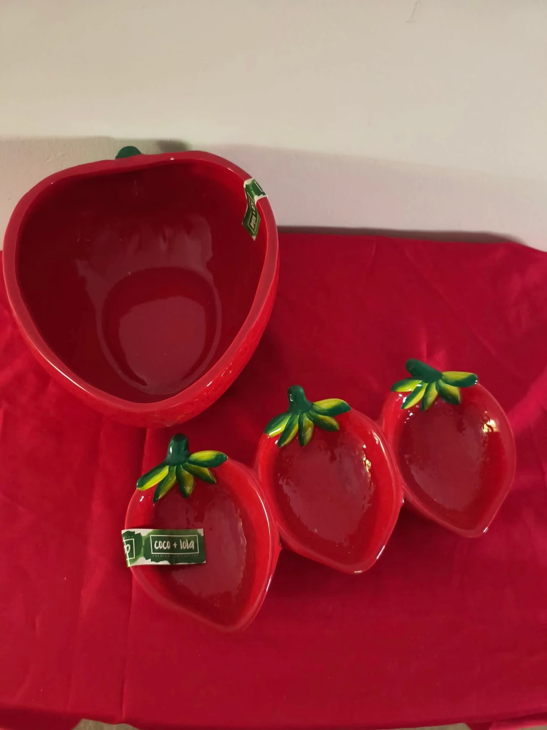 Coco + Lola Strawberry Bowl Set