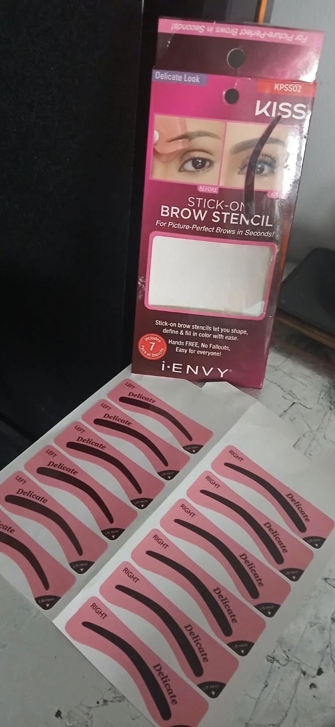 KISS i-ENVY Stick-On Brow Stencils