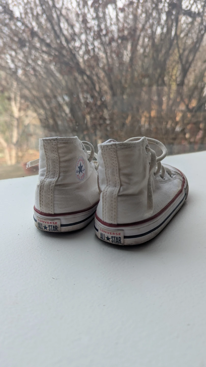 Converse All Star High Top Shoes - White, Toddler Size 10 - photo 2