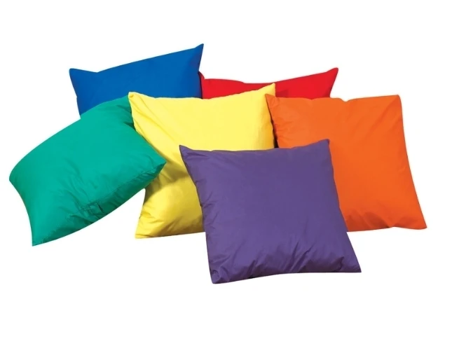 Set of 6 Small Colorful Pillows