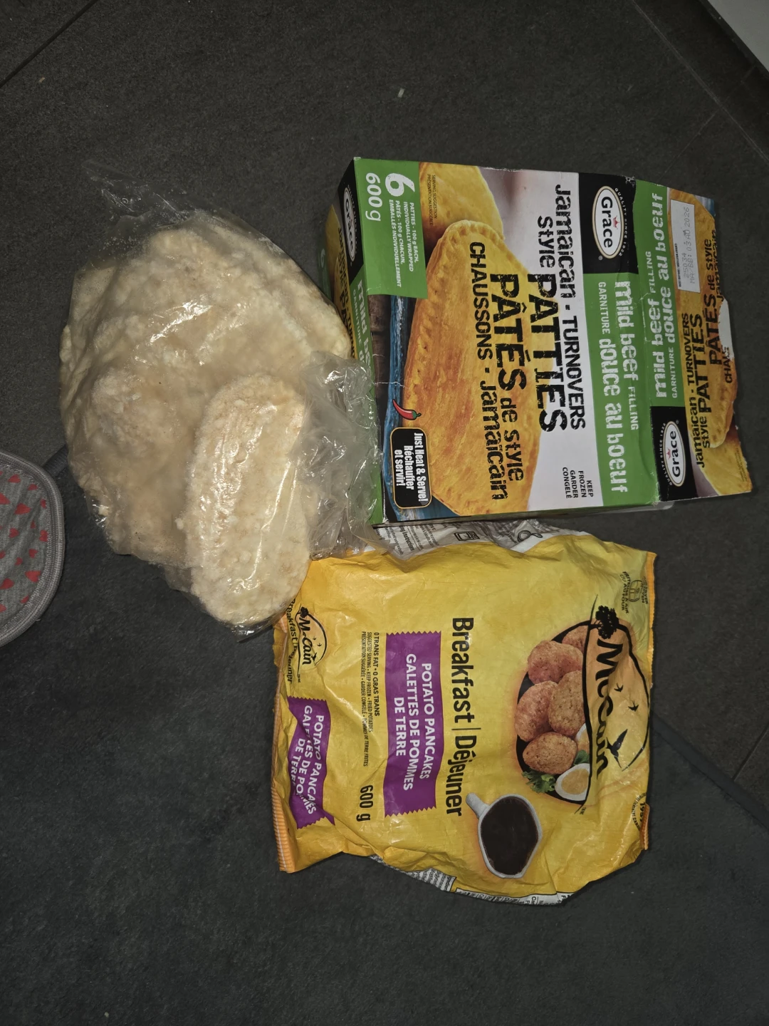 Frozen food togive away