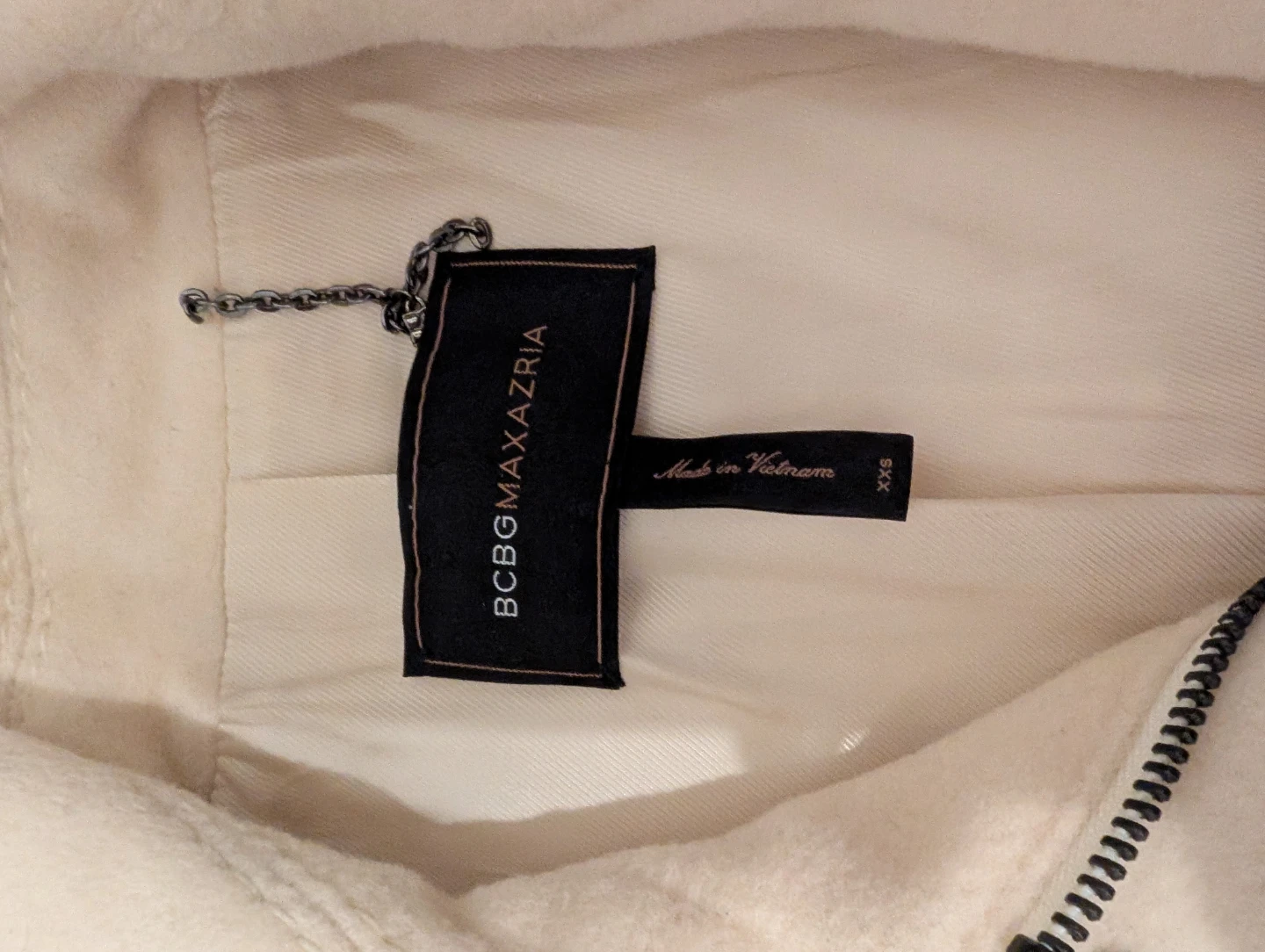 BCBGMAXAZRIA Cream Wool Blend Jacket - photo 3