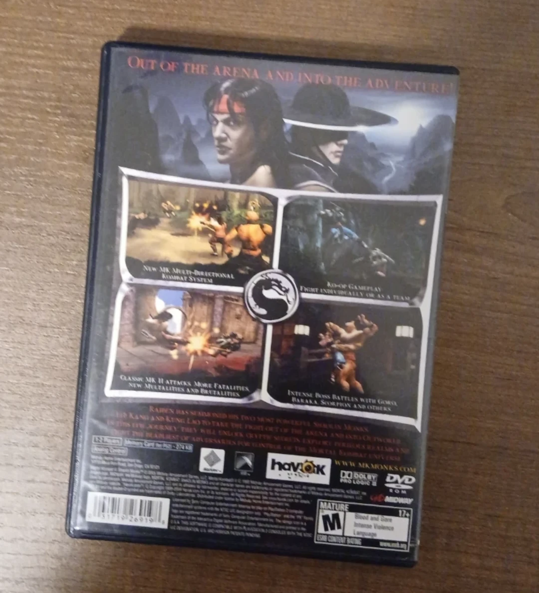 Mortal Kombat Shaolin Monks - PlayStation 2 Game - photo 3