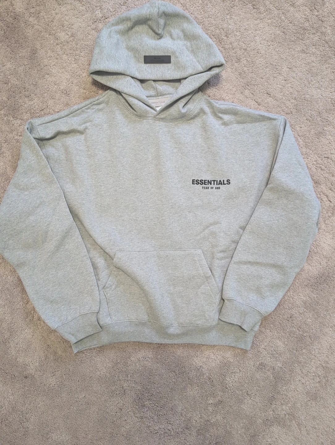 ESSENTIALS Fear of God Grey Hoodie Size M