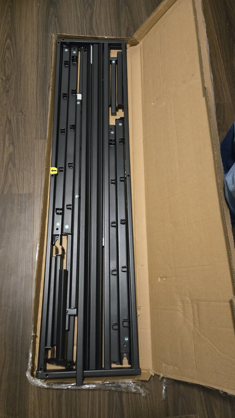 Black Metal Queen Bed Frame - photo 2