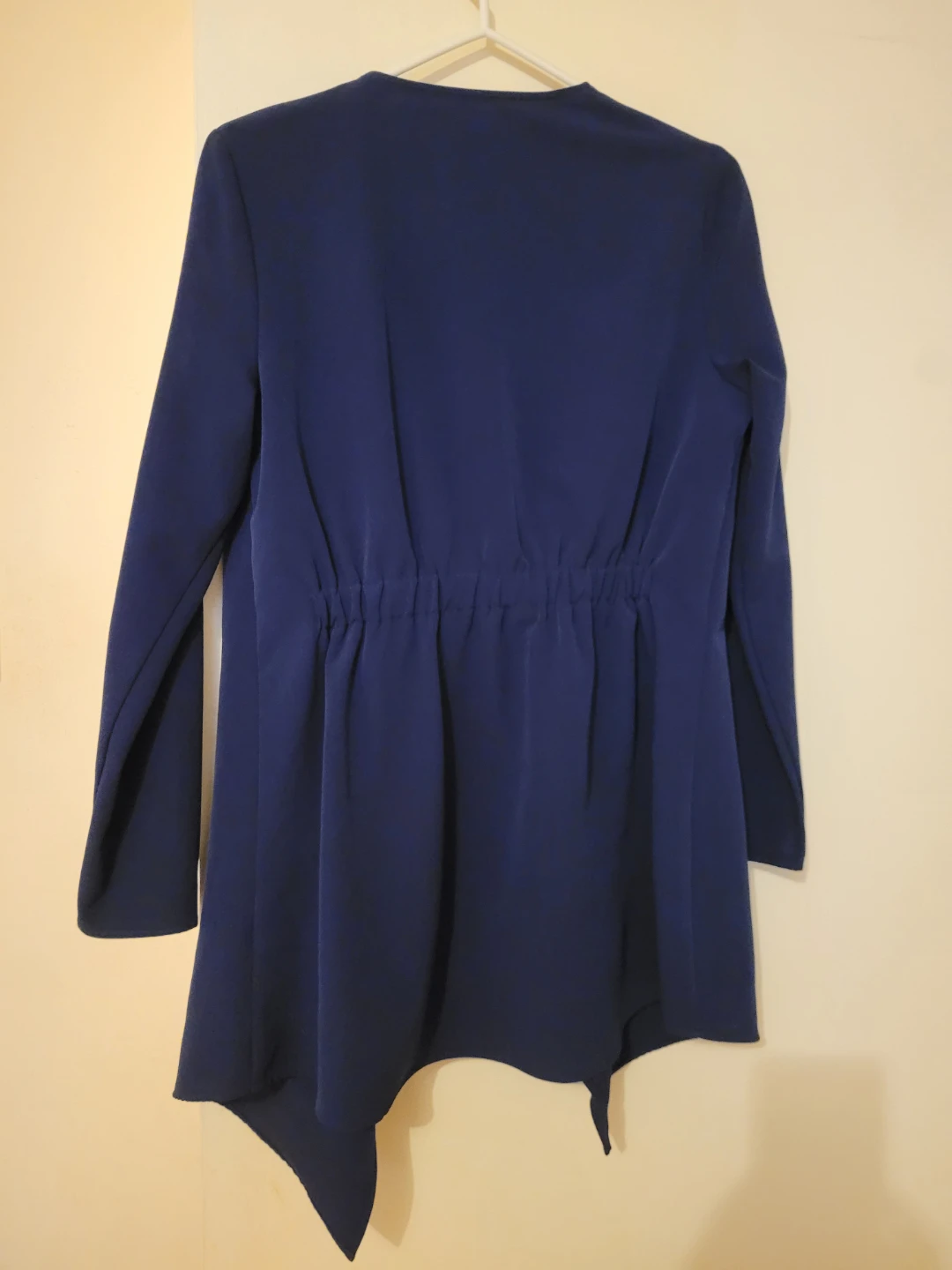 Branded Open Front Cardigan - Blue - photo 2