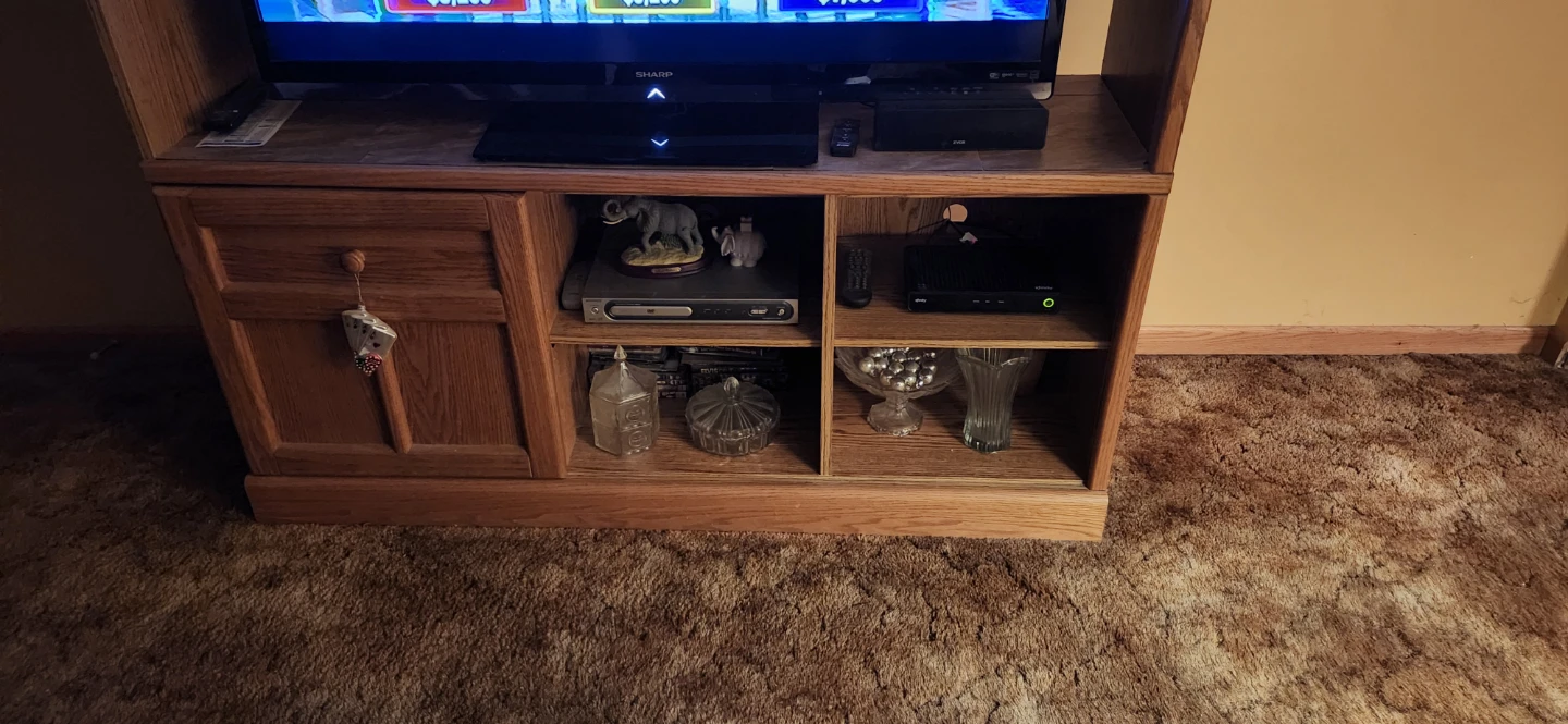 Wooden Entertainment Center - photo 5
