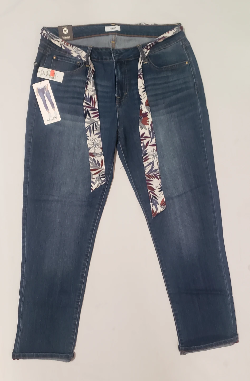 Brand new Kensie Jeans With Belt Size 16 - photo 3