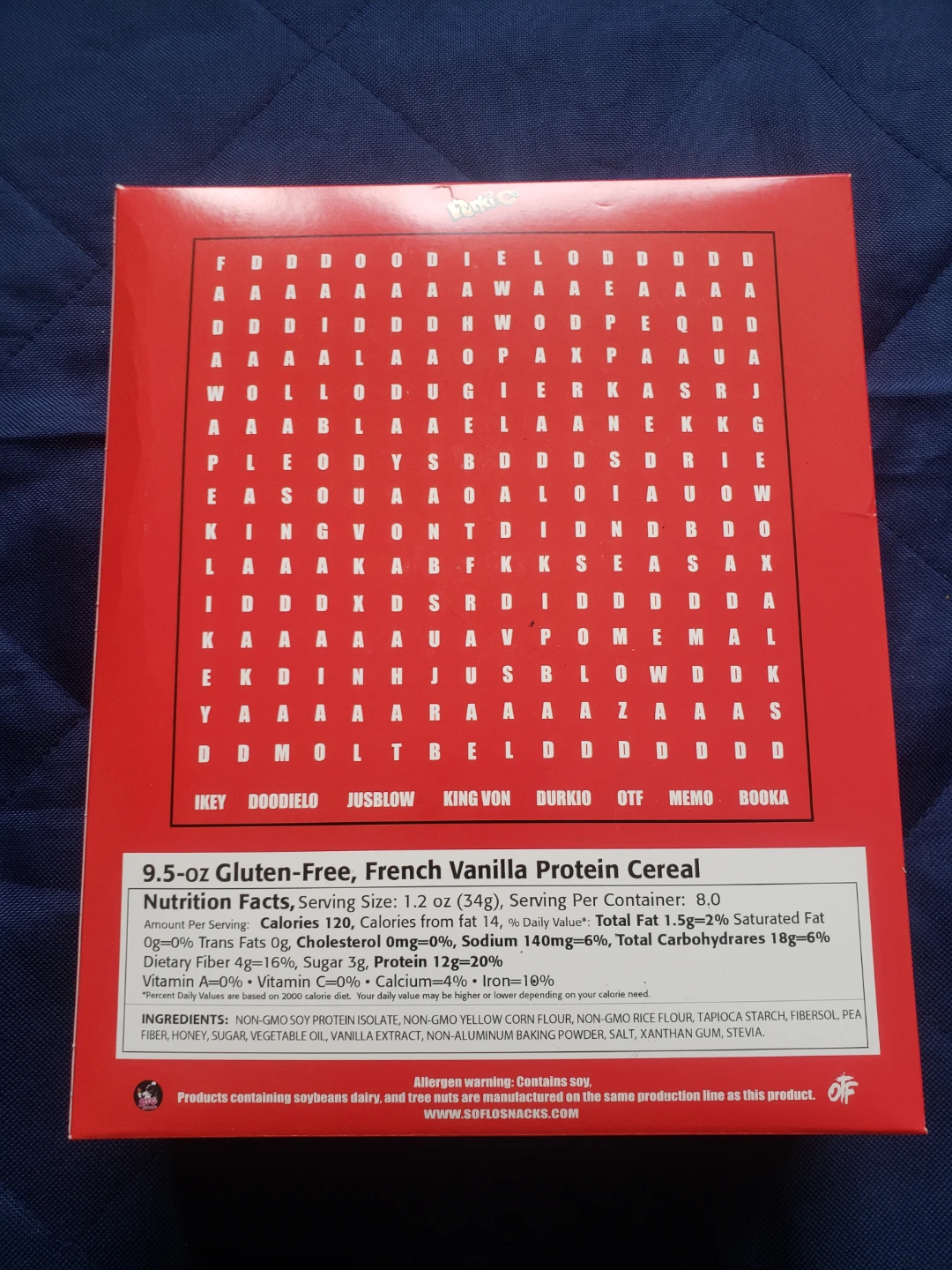 Rare ~ OTF Lil Durk DURKIOS rap hip hop cereal NEW SEALED - photo 4