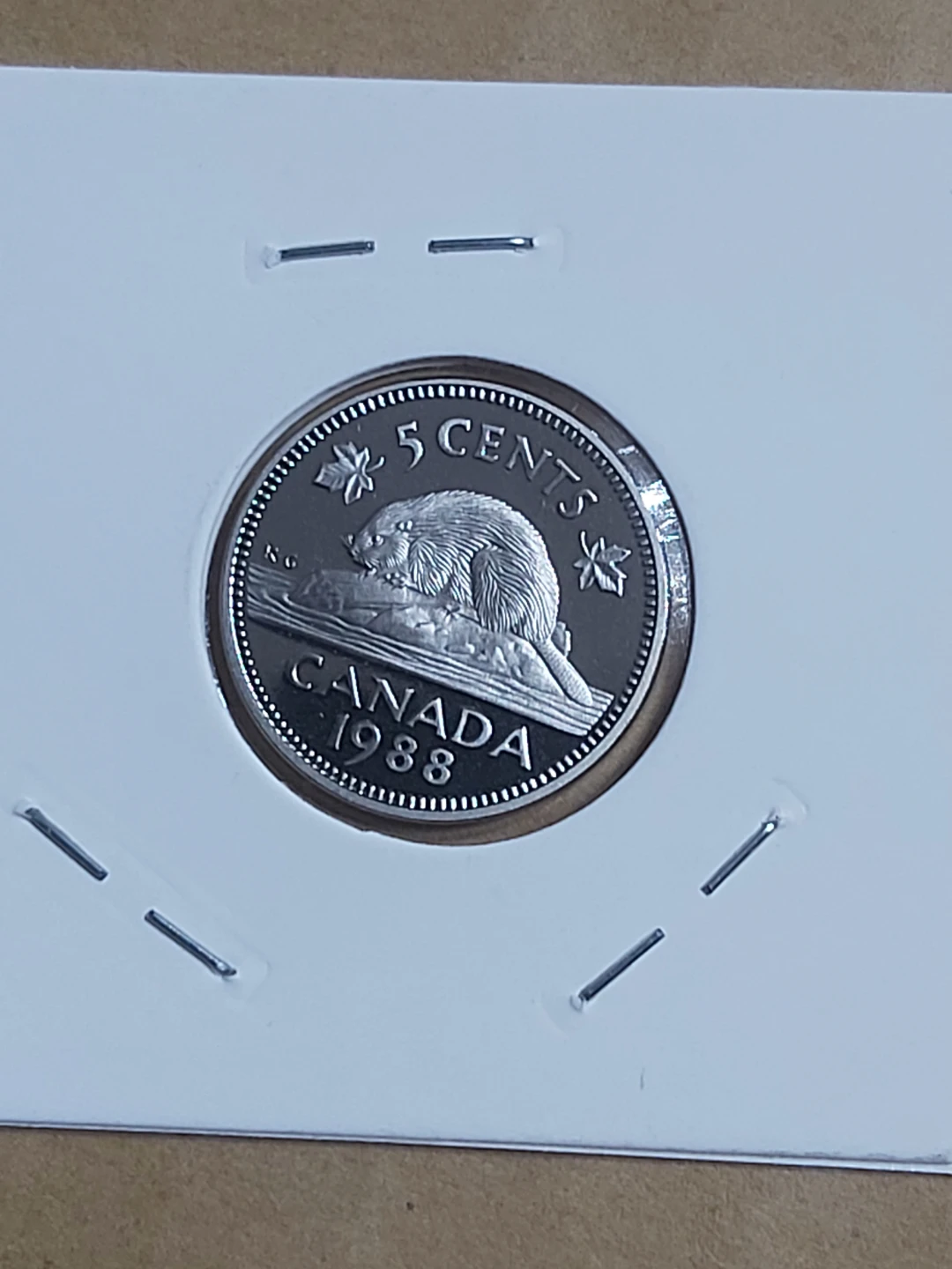 1988 Canada 5 Cents Coin - Royal Canadian Mint - photo 2