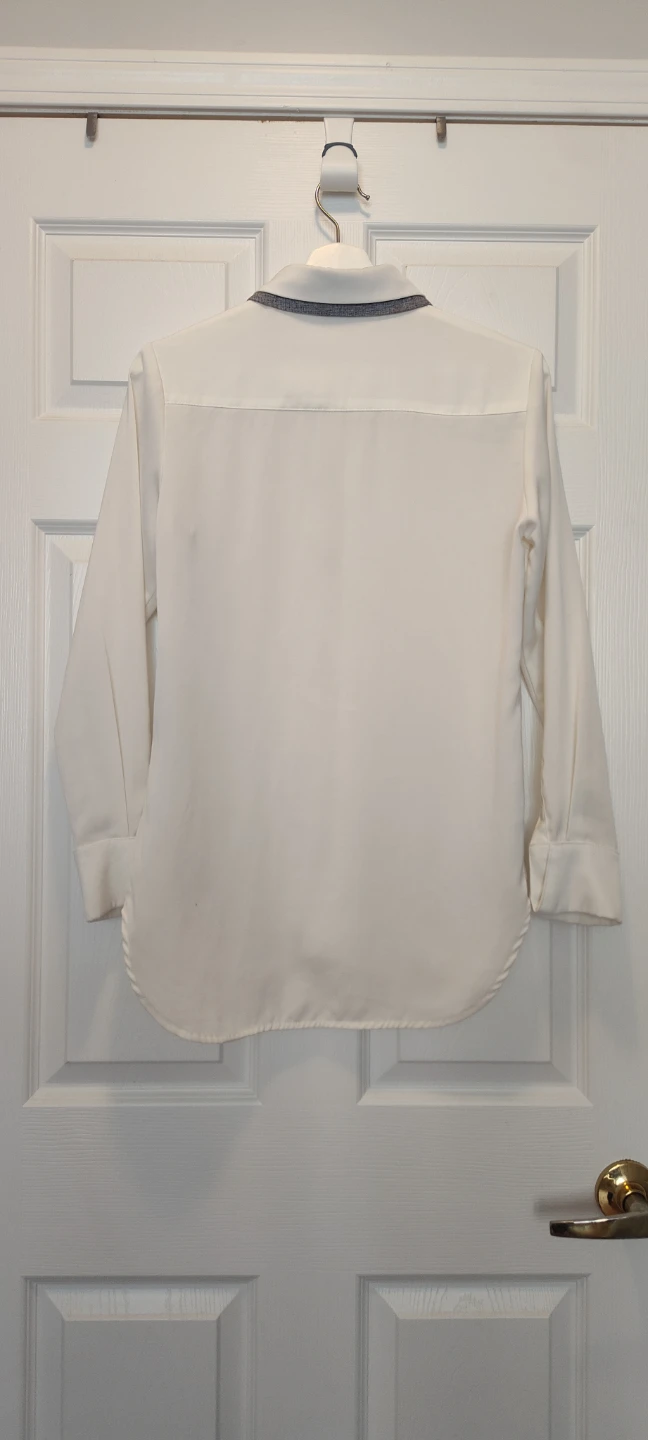 Women's Off-White Collared Shirt - photo 2
